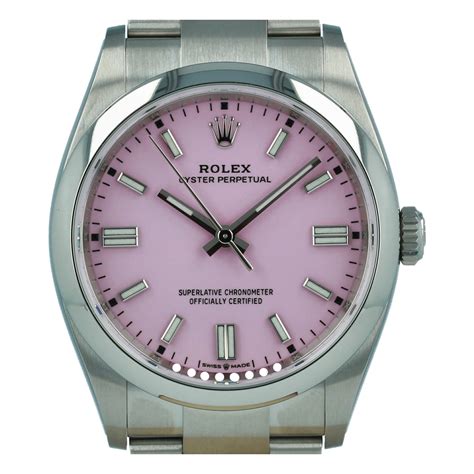 rolex oyster perpetual 36mm pink|rolex oyster perpetual 36 price.